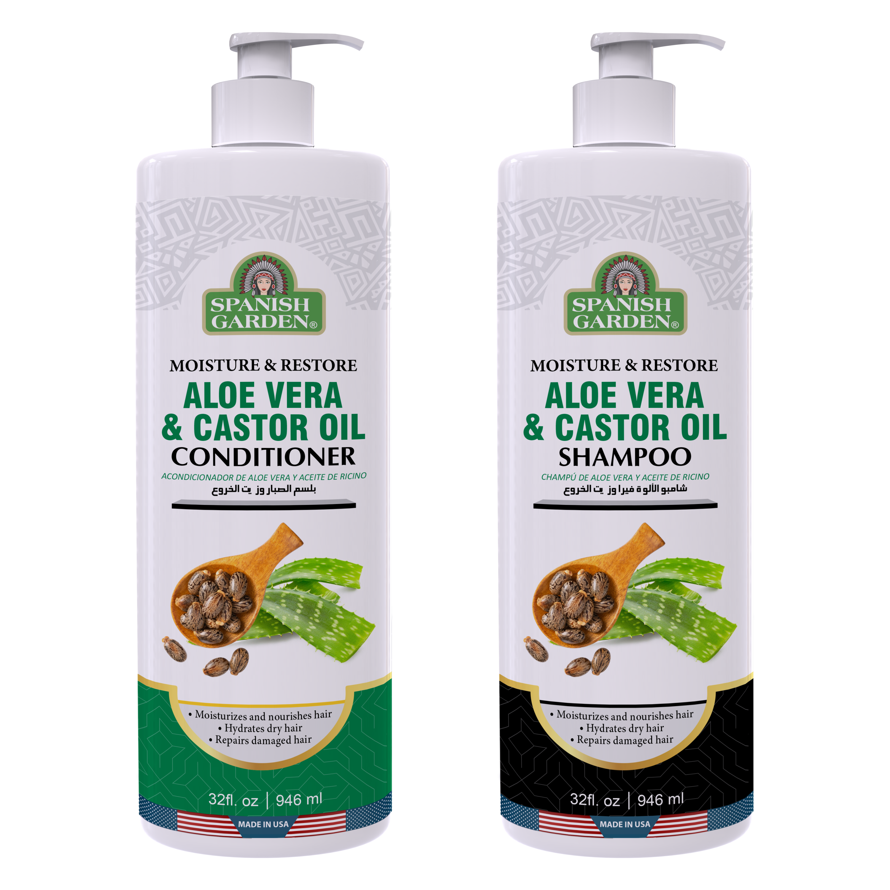 aloe vera plant in spanish Aloe Vera & Castor Oil Duo – Spanish Garden