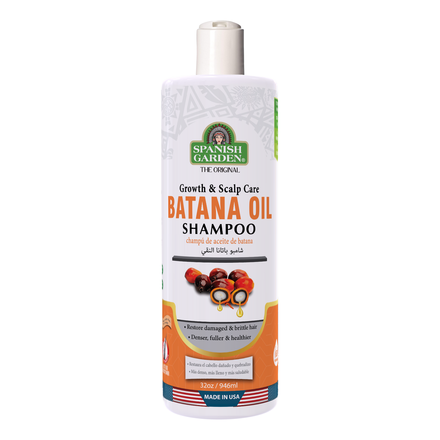 Batana Oil Shampoo – Hydrating Formula for Thinning Hair, Improves Scalp Health & Dry Hair