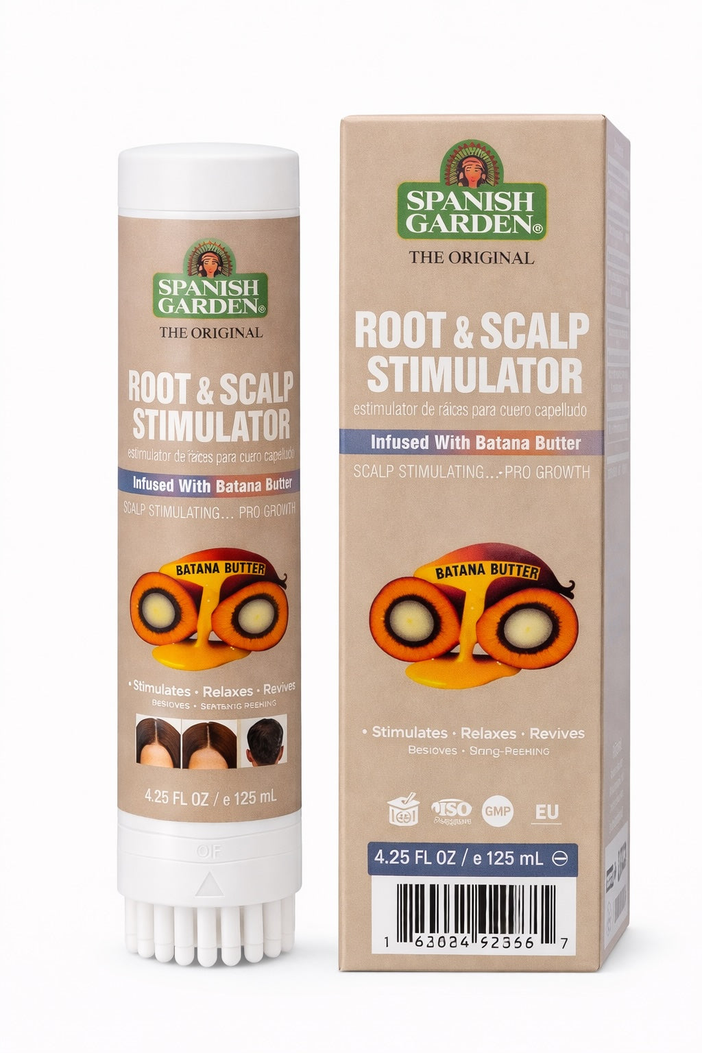 Root & Scalp Stimulator with Massage Applicator – Batana Butter for Targeted Scalp Growth