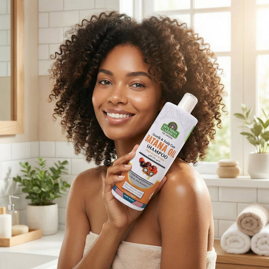Batana Oil Shampoo – Hydrating Formula for Thinning Hair, Improves Scalp Health & Dry Hair