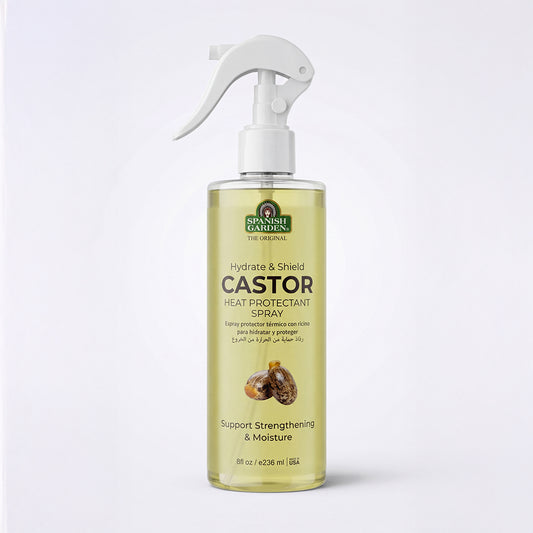 Castor Heat Protectant Spray – Hydrate & Strengthen for Smooth, Resilient Hair