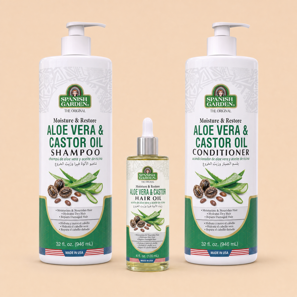 Aloe Vera & Castor Oil Hair Trio