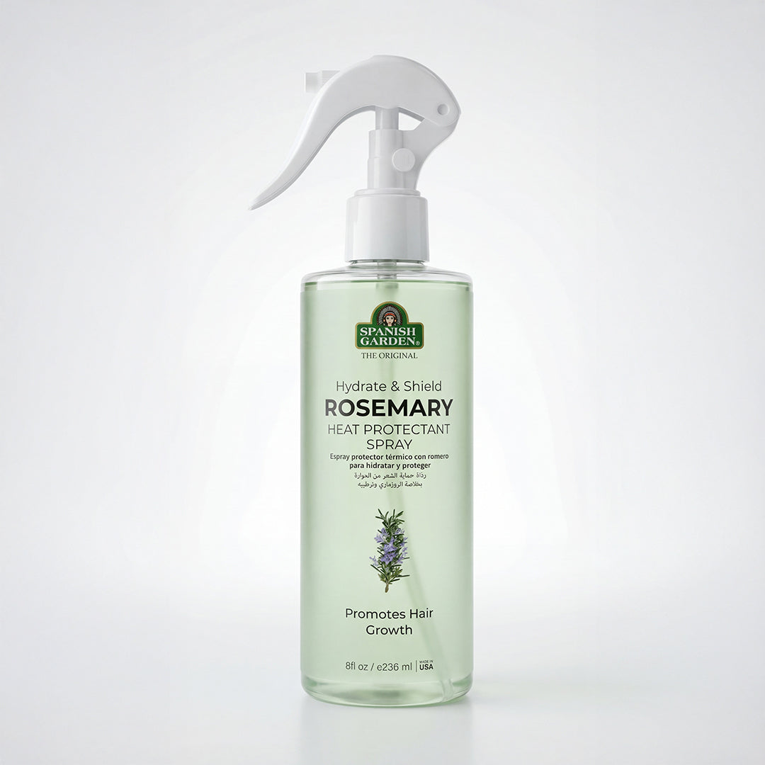 Rosemary Heat Protectant Spray – Hydrate & Shield for Stronger, Healthier Hair