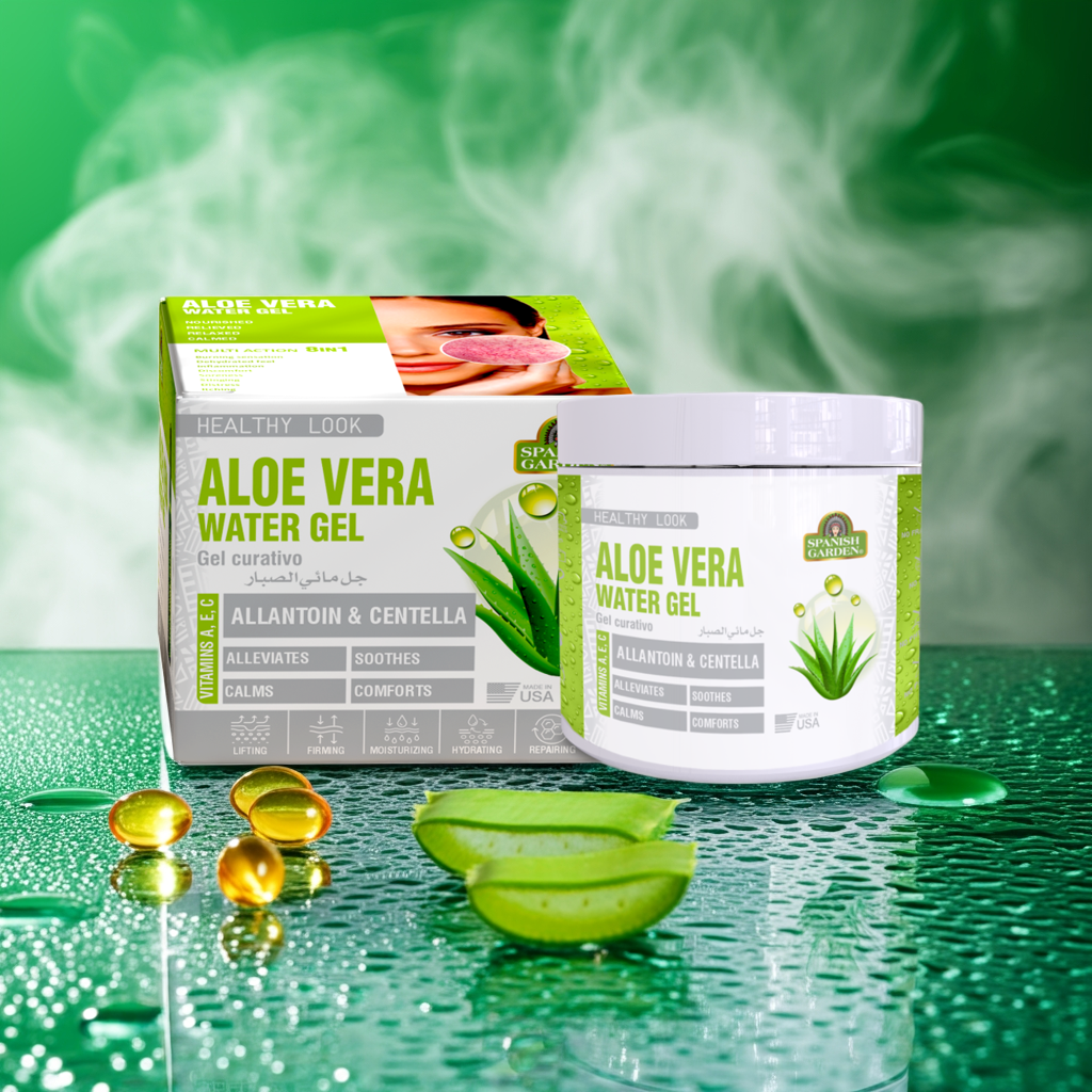 aloe vera plant face moisturizer Aloe Vera Water Gel Cream – Lightweight Hydrating & Soothing Face Mois