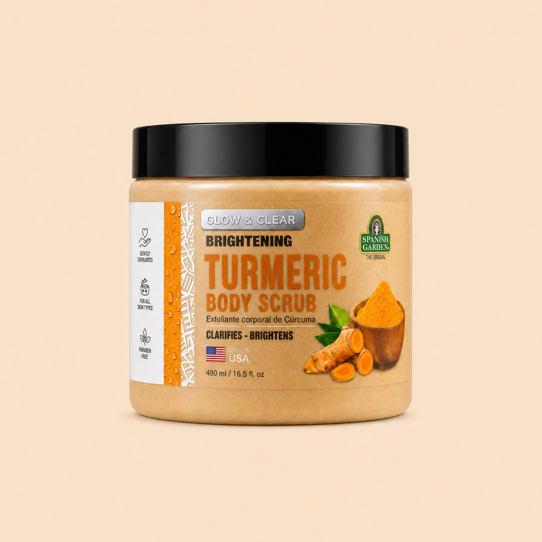 Spanish Garden Brightening Turmeric Body Scrub