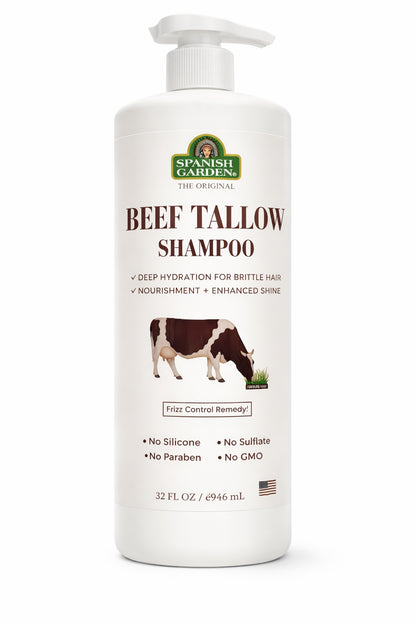 Beef Tallow Shampoo – Deep Hydration, Nourishment & Shine