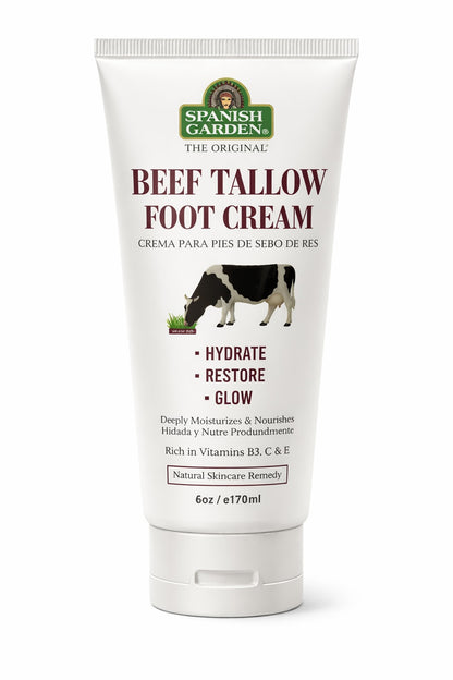 Beef Tallow Foot Cream – Hydrate, Restore & Glow