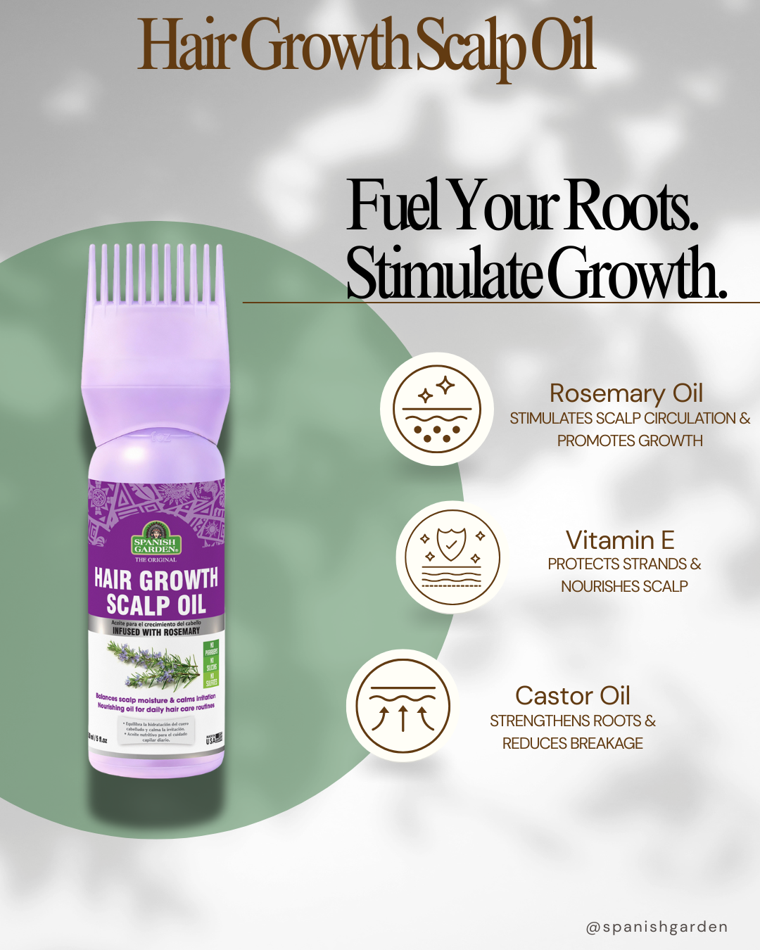 Hair Growth Scalp Oil – Hair Strengthening Rosemary