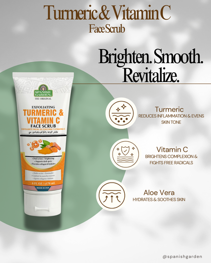 Turmeric/Vitamin C Face Scrub