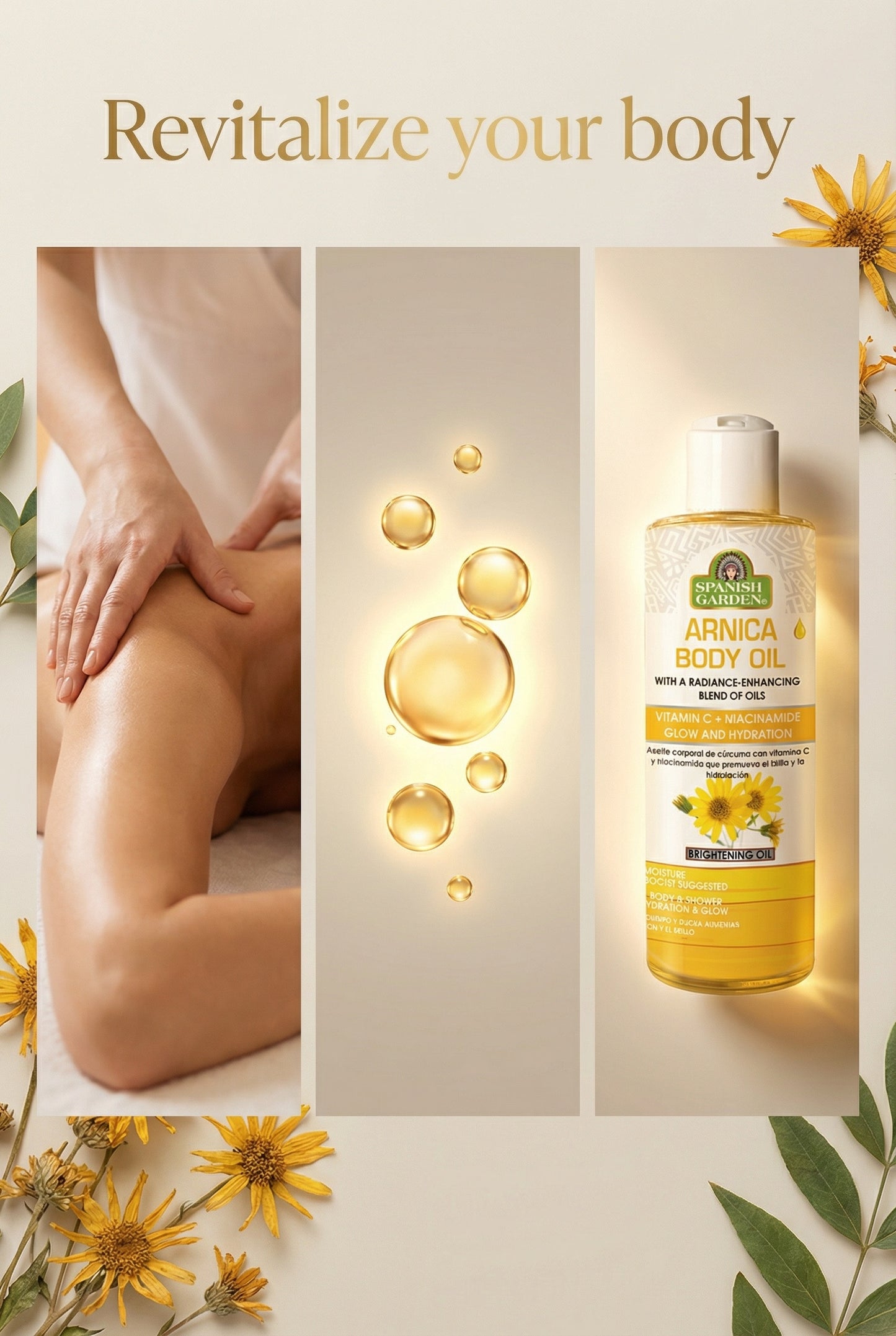 Arnica Body Oil – Soothe Muscles, Relax Tension & Restore Overnight