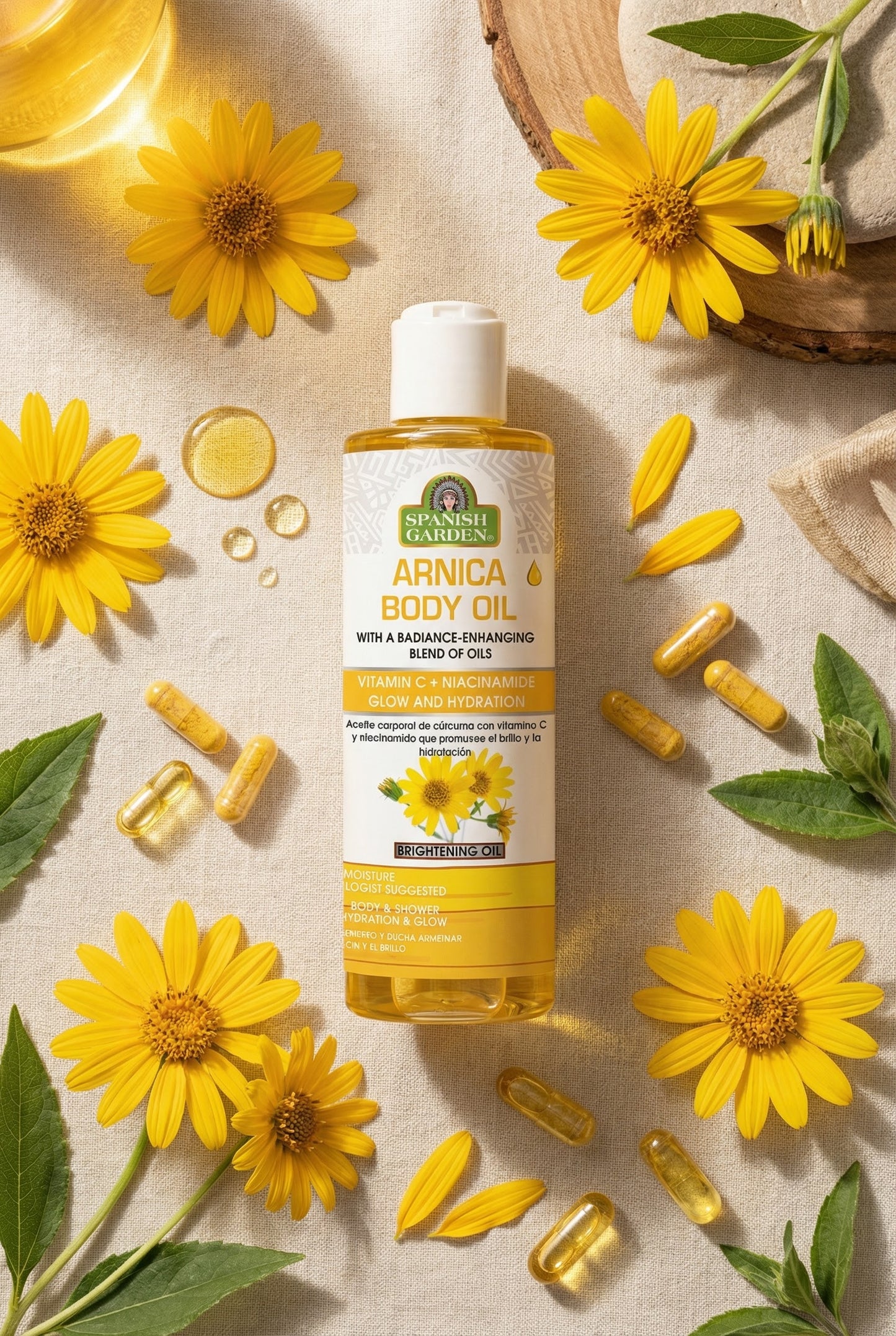 Arnica Body Oil – Soothe Muscles, Relax Tension & Restore Overnight