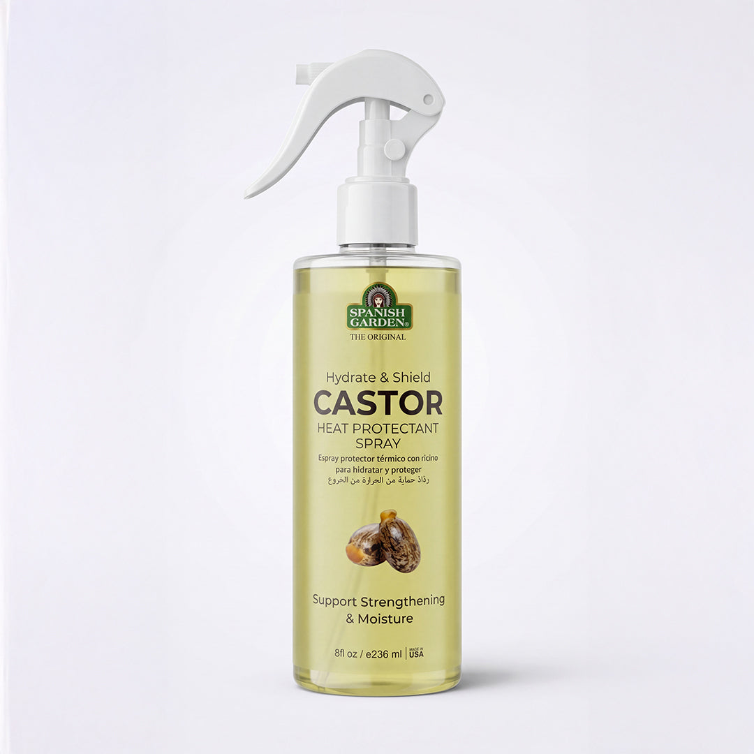 Castor Heat Protectant Spray – Hydrate & Strengthen for Smooth, Resilient Hair