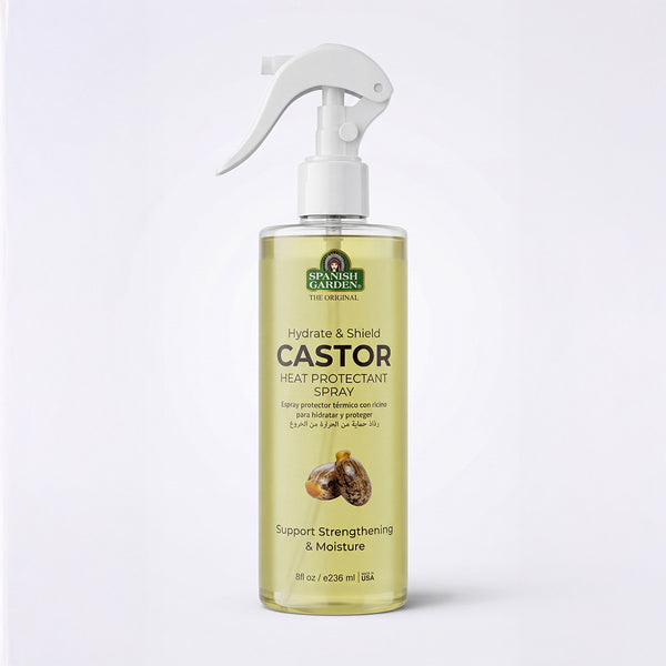 Castor Heat Protectant Spray – Hydrate & Strengthen for Smooth, Resilient Hair