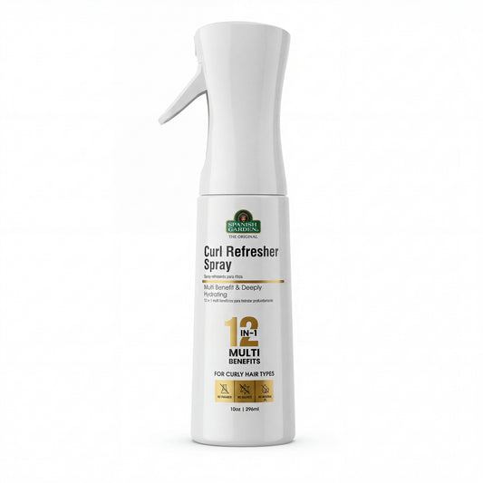 Spanish Garden Curl Refresher Spray – 12-in-1 Multi-Benefit Hydrating Mist