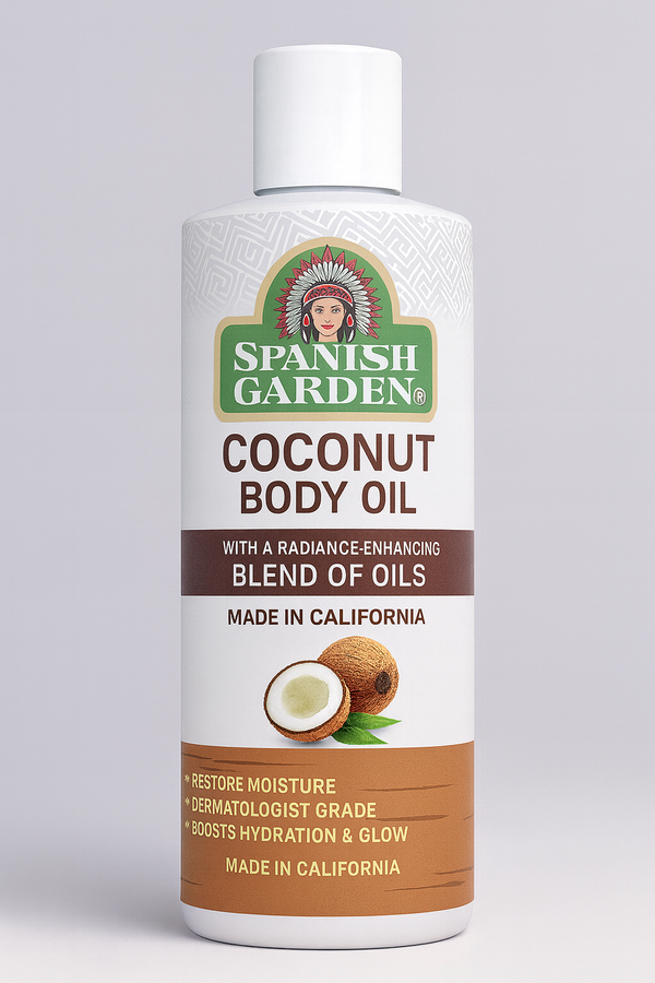 Coconut Moisturizing Body Oil – Hydrating & Softening Dry Skin Care