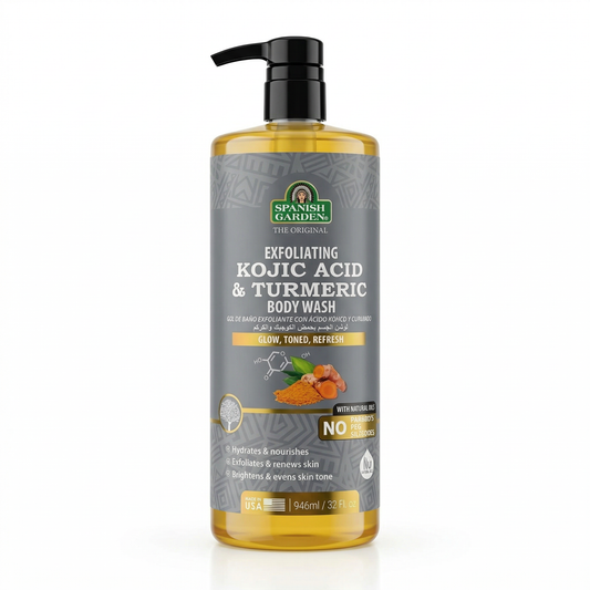 Spanish Garden Exfoliating Kojic Acid & Turmeric Body Wash