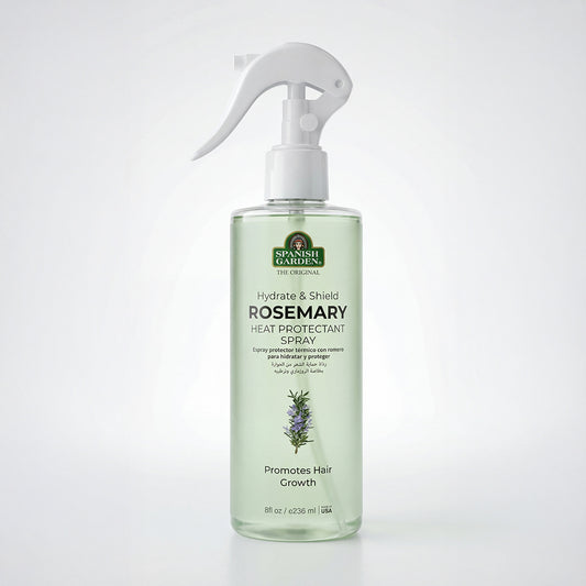 Rosemary Heat Protectant Spray – Hydrate & Shield for Stronger, Healthier Hair