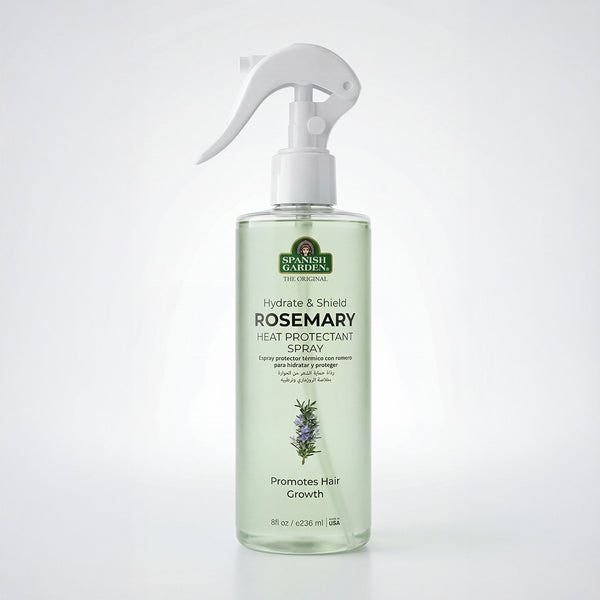 Rosemary Heat Protectant Spray – Hydrate & Shield for Stronger, Healthier Hair